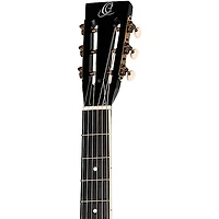 Ortega RRG40CE-DBK Left-Handed Concert Cutaway Acoustic-Electric Resonator Guitar Black