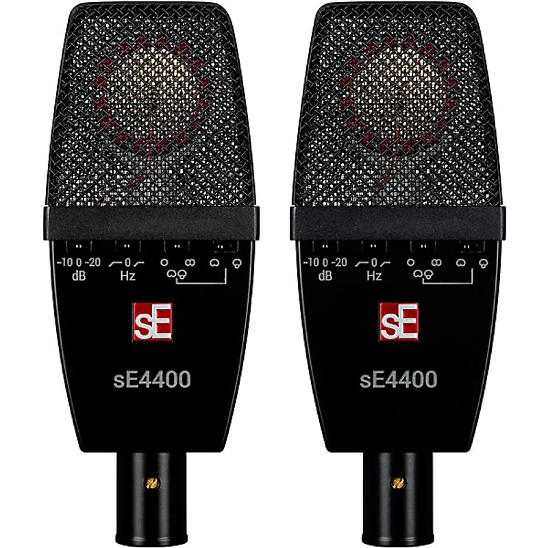 sE Electronics SE4400-PAIR Large Diaphragm Condenser Microphones Black