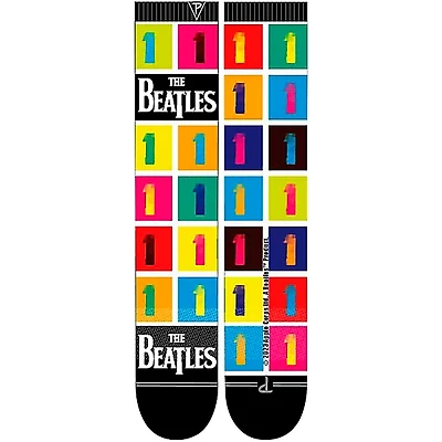Perri's The Beatles One All Over Dye Sub Crew Socks