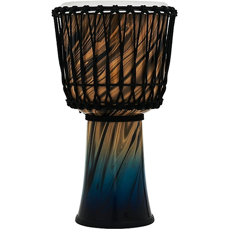 LP Performer Rope-Tuned Djembe - 10 in. Blue Fade