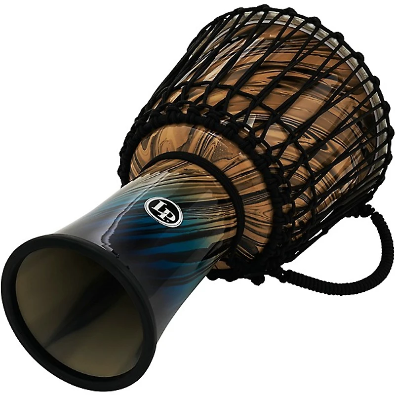 LP Performer Rope-Tuned Djembe - 10 in. Blue Fade