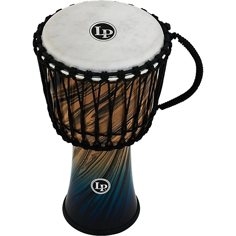 LP Performer Rope-Tuned Djembe - 10 in. Blue Fade