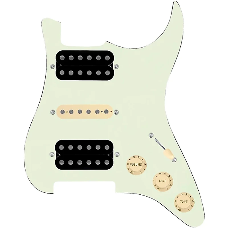 920D Custom HSH Loaded Pickguard for Stratocaster With Uncovered Smoothie Humbuckers
