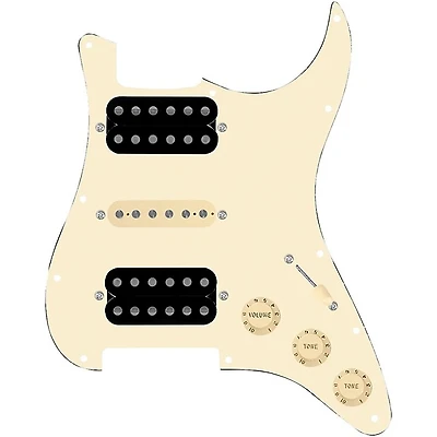 920D Custom HSH Loaded Pickguard for Stratocaster With Uncovered Smoothie Humbuckers