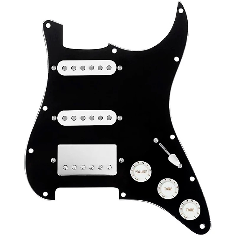 920D Custom HSS Loaded Pickguard For Strat With A Nickel Smoothie Humbucker
