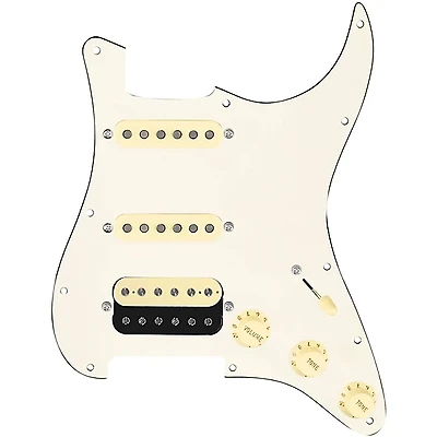 920D Custom HSS Loaded Pickguard for Strat With Uncovered Roughneck Humbucker