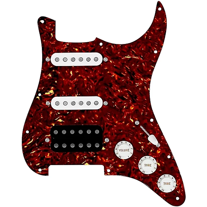 920D Custom HSS Loaded Pickguard For Strat With An Uncovered Cool Kids Humbucker