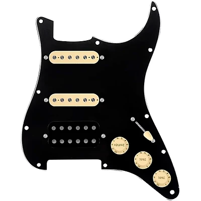 920D Custom HSS Loaded Pickguard For Strat With An Uncovered Smoothie Humbucker