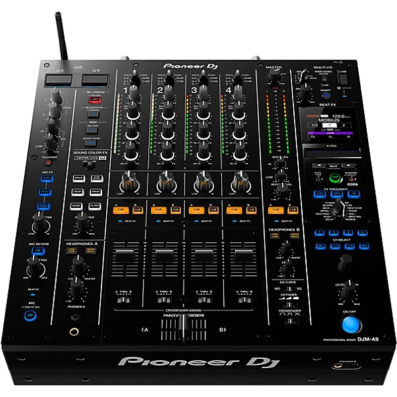 Pioneer DJ DJM-A9 and Decksaver Cover Bundle