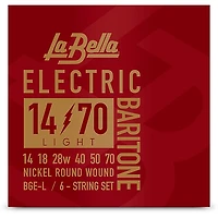 La Bella BGE Electric Baritone 6-String Guitar String Set