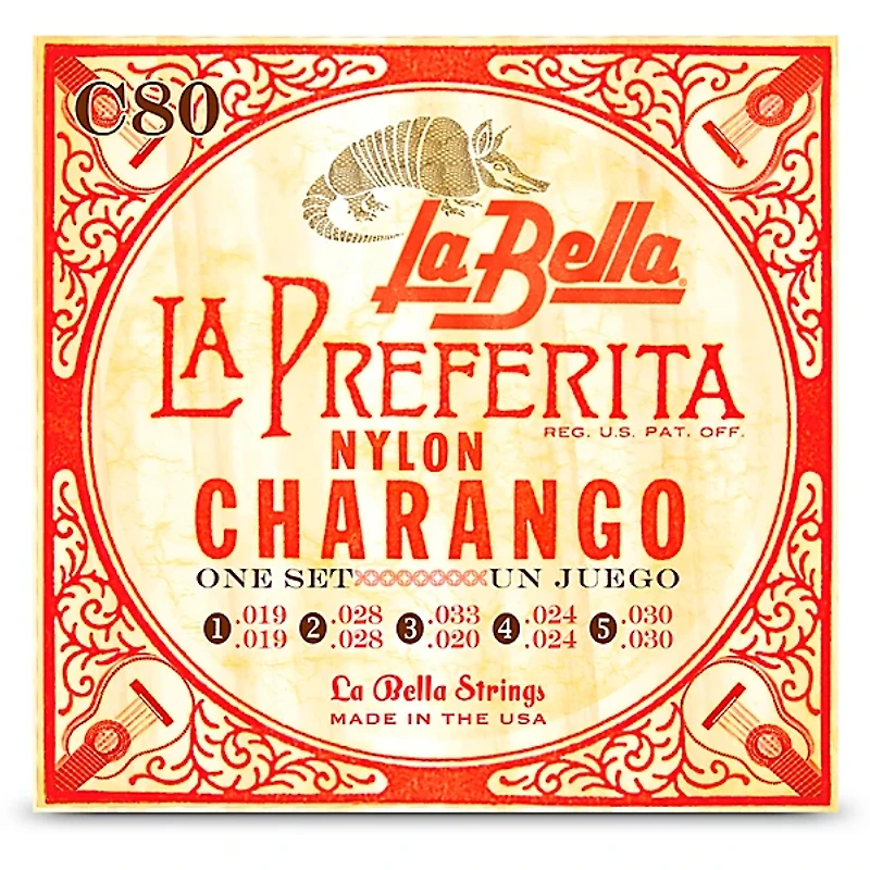 La Bella C80 La Preferita 10-String Charango