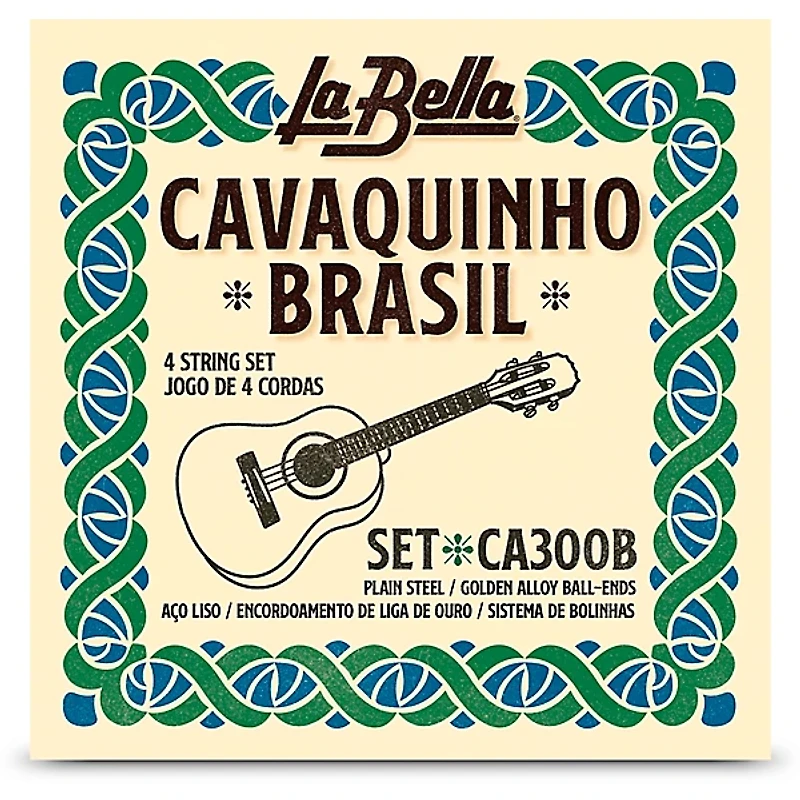 La Bella CA300B Cavaquinho Brazil 4-String Set