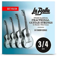 La Bella FG134 Classical Fractional Guitar Strings - 3/4 Size