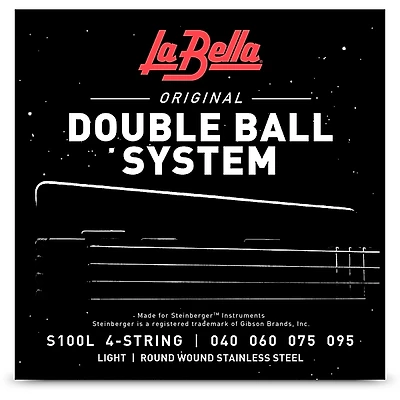 La Bella S100L Double Ball System Bass Strings Light (40 - 95)