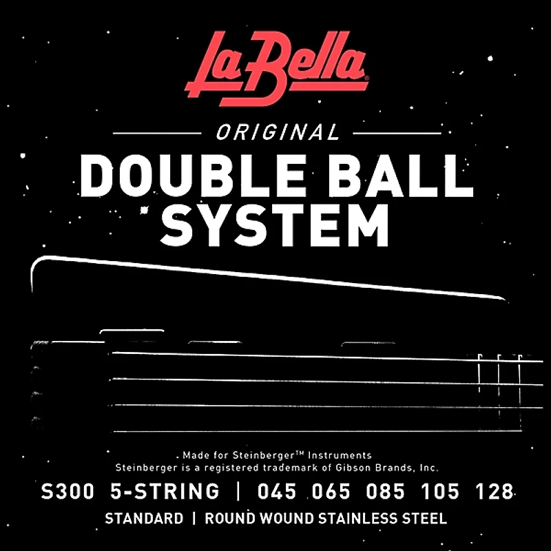 La Bella S300 Double Ball System 5-String Bass Strings 45 - 128
