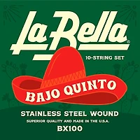 La Bella BX100 Bajo Quinto 10-String Stainless String Set