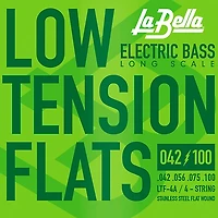 La Bella LTF-4A Low Tension Flexible Flats 4-String Set 42 - 100