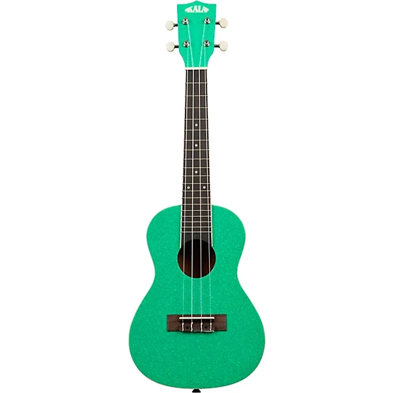 Kala Sparkle Concert Ukulele Gatsby Green