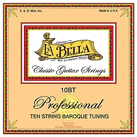 La Bella 10BT Classical 10-String Baroque Tuning Set