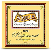 La Bella 10PH Professional High Tension Silver Classical Guitar Strings