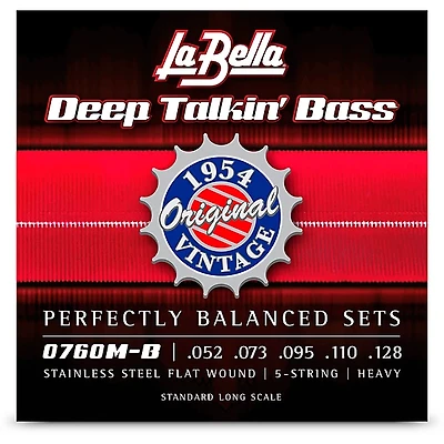 La Bella 0760M-B Deep Talkin' Bass 1954 Originals 5-String Bass Strings