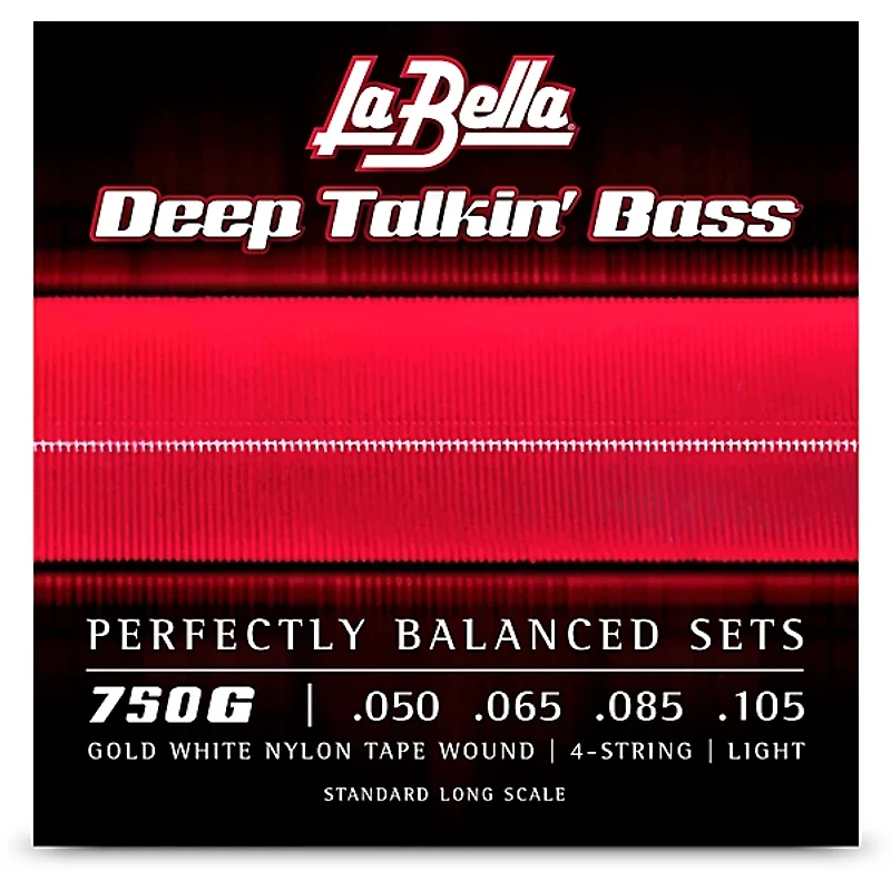 La Bella Deep Talkin' Gold White Nylon Tape Wound for 4-String Bass