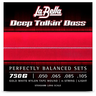 La Bella Deep Talkin' Gold White Nylon Tape Wound for 4-String Bass