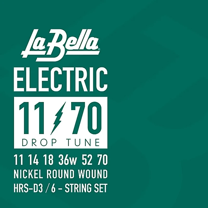 La Bella HRS-D Drop Tune Electric Guitar Strings