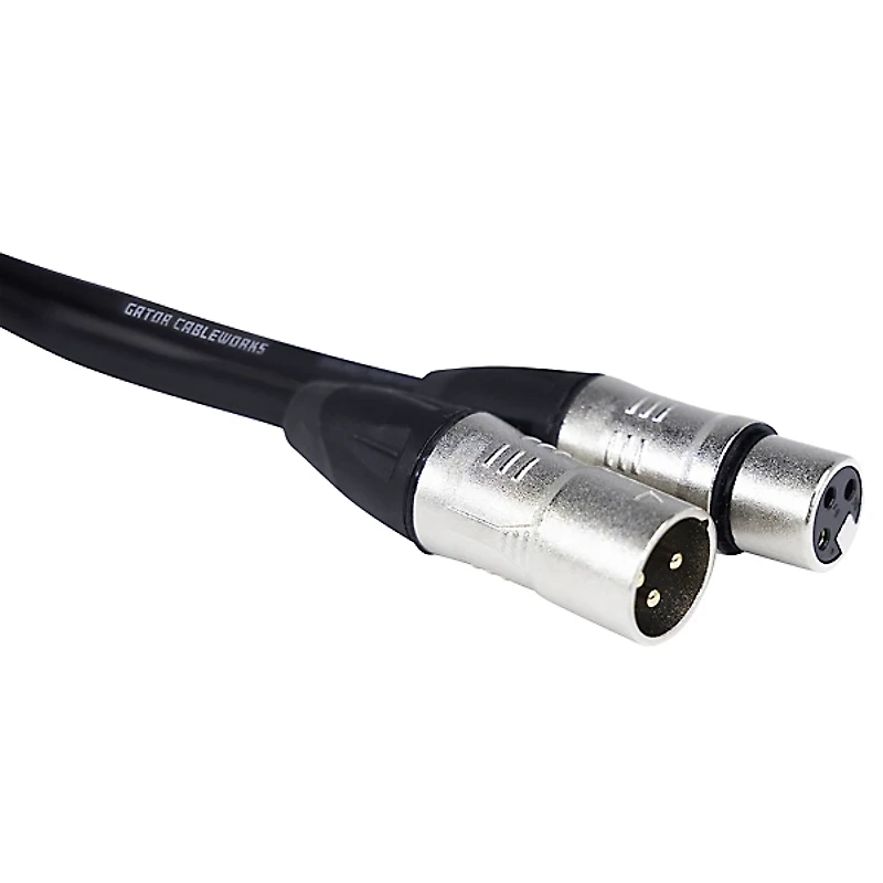 GATOR CABLEWORKS Backline Series XLR Microphone Cable - 10 ft. Black