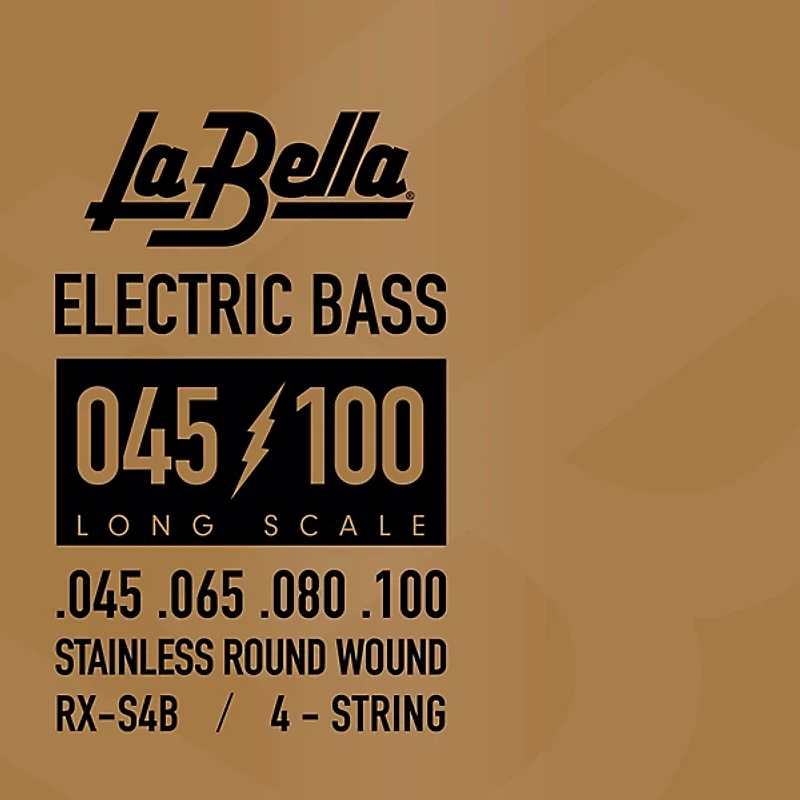 La Bella RX Series Stainless Steel 4-String Electric Bass Strings