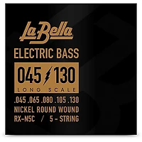 La Bella Rx Series RX-N5C Nickel 5-String Electric Bass Strings (45 - 130)