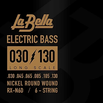 La Bella Rx Series Nickel 6-String Electric Bass Strings