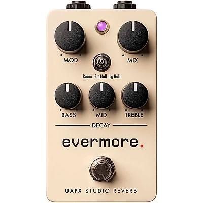 Universal Audio UAFX Evermore Studio Reverb Effects Pedal - White