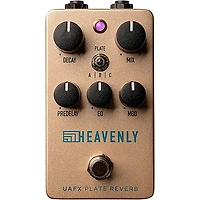 Universal Audio UAFX Heavenly Plate Reverb Effects Pedal - Gold