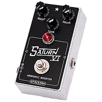 Spaceman Effects Saturn VI Harmonic Booster Effects Pedal Silver Standard
