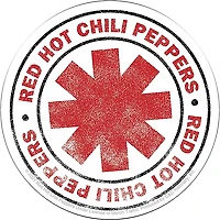 C&D Visionary Red Hot Chili Peppers Faded Logo Sticker