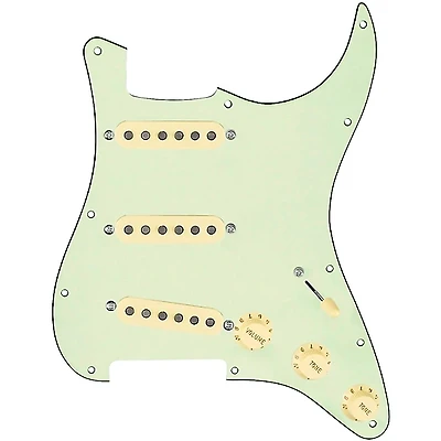 920D Custom Texas Vintage Loaded Pickguard for Strat With Aged White Pickups and S5W Wiring Harness