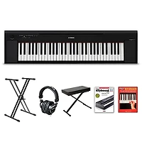 Yamaha Piaggero NP-15 61-Key Portable Keyboard With Power Adapter