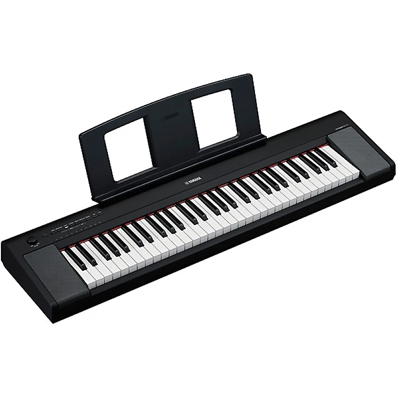 Yamaha Piaggero NP-15 61-Key Portable Keyboard With Power Adapter