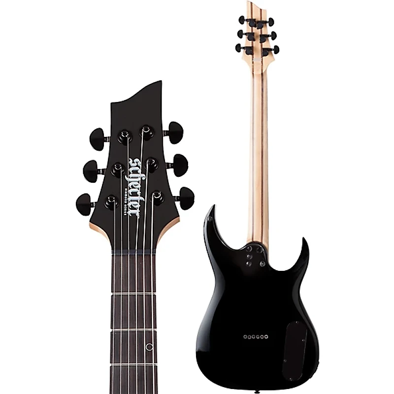 Schecter Guitar Research Left-Handed Sunset Triad Electric Guitar Gloss Black