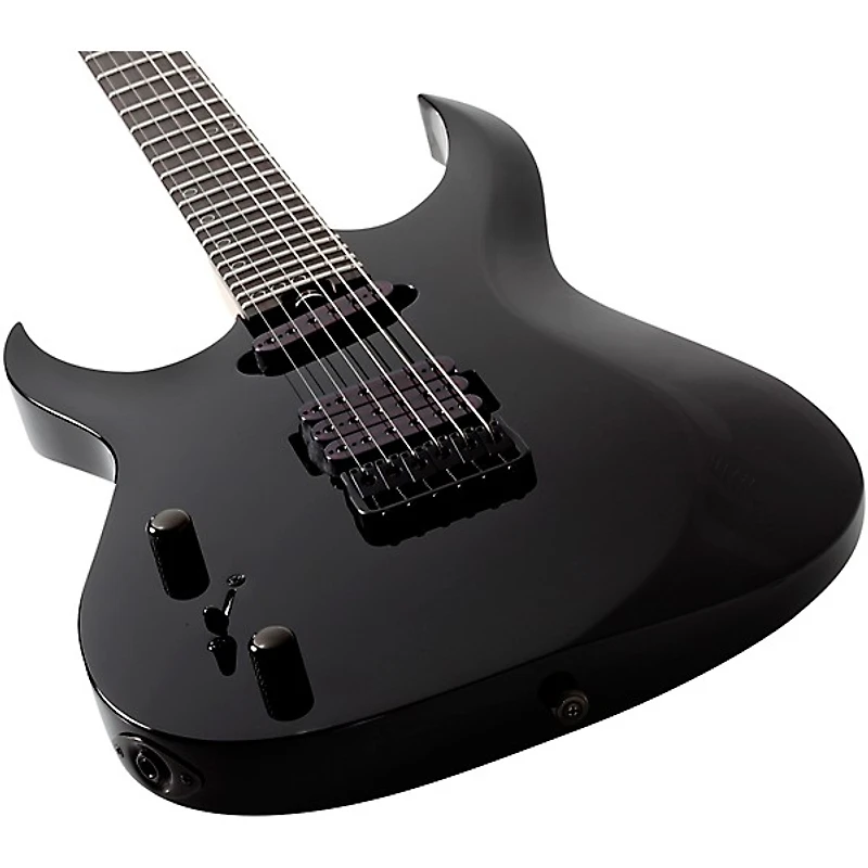 Schecter Guitar Research Left-Handed Sunset Triad Electric Guitar Gloss Black