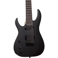 Schecter Guitar Research Sunset 7-String Triad Left-Handed Electric Guitar Gloss Black