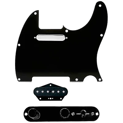920D Custom Texas Grit Loaded Pickguard for Tele With T3W-REV-B Control Plate Black