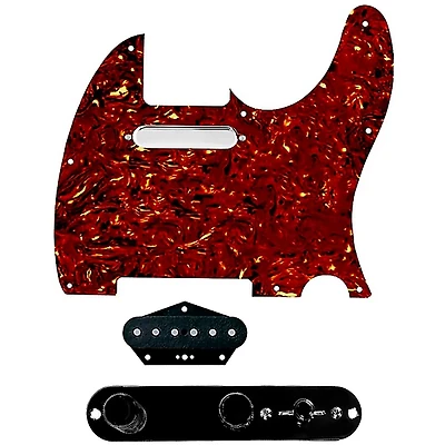 920D Custom Texas Grit Loaded Pickguard for Tele With T3W-REV-B Control Plate Tortoise