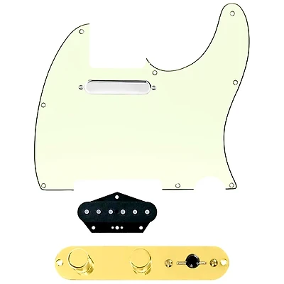 920D Custom Texas Vintage Loaded Pickguard for Tele With T4W-REV-G Control Plate