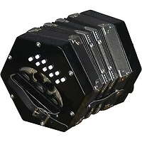 Trinity College AP-1120A Anglo-Style 20-Button Concertina Black