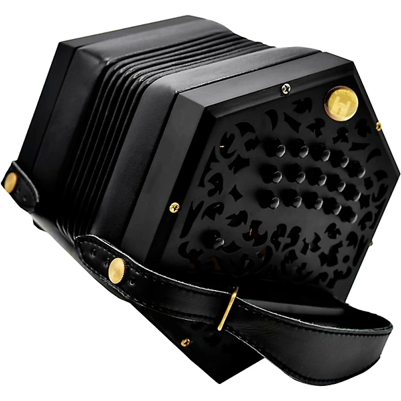 Trinity College AP-3530A Anglo-Style 30-Button Concertina Satin Black