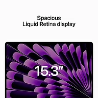 Apple 15" MacBook AIR: 256GB - Space Gray