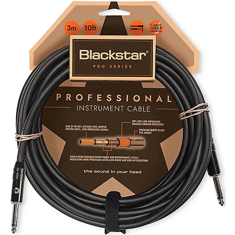 Blackstar Professional Straight to Straight Cable