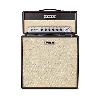 Marshall Studio JTM Tube Guitar Amp Stack With 1x12 Creamback Cabinet Black